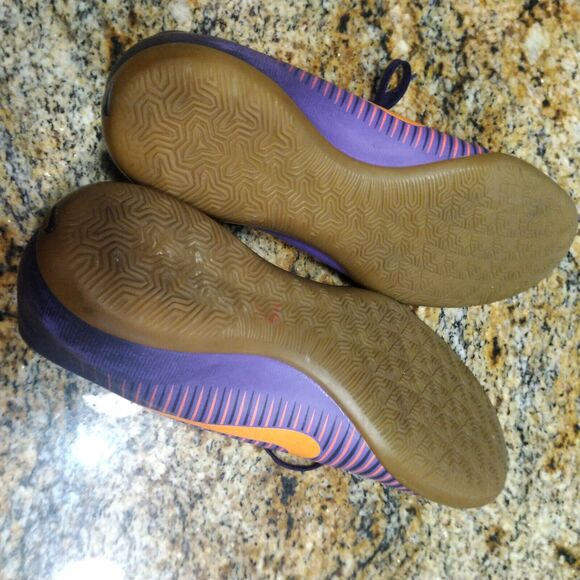 Nike Mercurial X Purple/Orange Indoor Soccer Shoes Men's Size 6.5 831966-585 - Picture 7 of 12